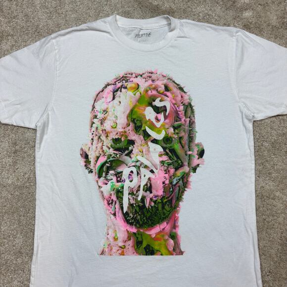 Flume Palaces Psychedelic Head Short Sleeve T Shirt Men's Medium - Picture 2 of 7